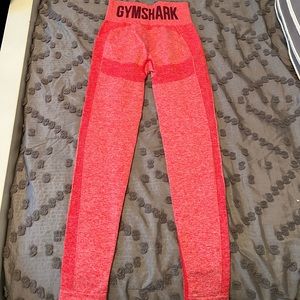 Red gymshark XS high waisted leggings